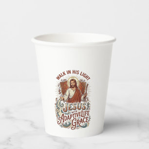 Jesus Disability Encouragement T-Shirt Inspiration Paper Cups