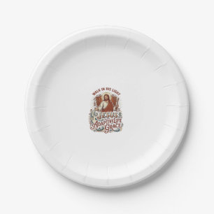 Jesus Disability Encouragement T-Shirt Inspiration Paper Plate