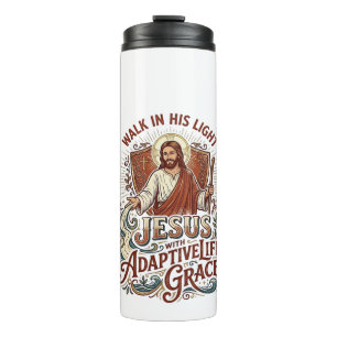 Jesus Disability Encouragement T-Shirt Inspiration Thermal Tumbler