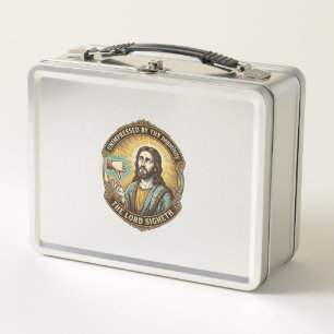 Jesus Dislike Button Social Media Hater Troll Humo Metal Lunch Box