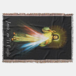 Jesus Divine Mercy Blanket Spanish