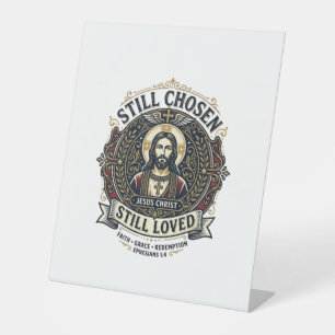Jesus Divorce Recovery Shirt Christian Graphic_1 Pedestal Sign