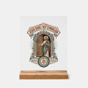 Jesus Door Key Symbolism Jesus Door Key Symbolism Acrylic Sign