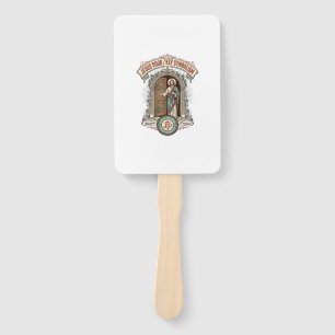 Jesus Door Key Symbolism Jesus Door Key Symbolism  Hand Fan