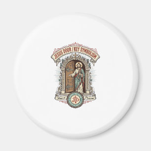 Jesus Door Key Symbolism Jesus Door Key Symbolism Magnet