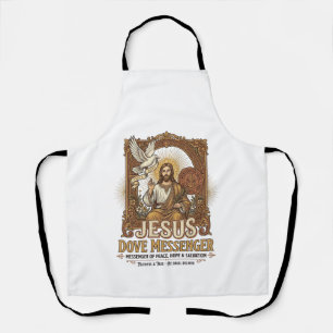 Jesus Dove Messenger Jesus Dove Messenger Christia Apron