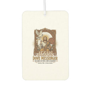 Jesus Dove Messenger Jesus Dove Messenger Christia Car Air Freshener