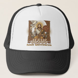 Jesus Dove Messenger Jesus Dove Messenger Christia Trucker Hat