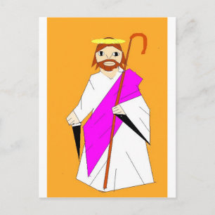 Jesus Drawing Postcard
