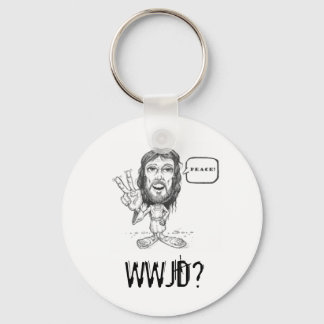 Jesus-Drawing, WWJD? Key Chain