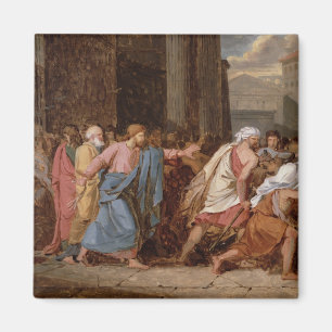 Jesus Driving the Merchants from the Temple Magnet