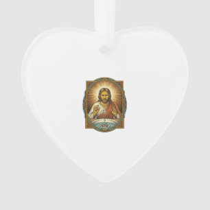 Jesus Dropped Contact Lens Bathroom Sink Drain Bli Ornament