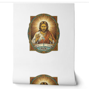 Jesus Dropped Contact Lens Bathroom Sink Drain Bli Wallpaper