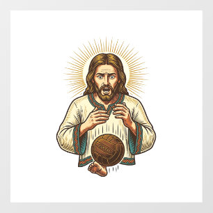 Jesus Dropped Heavy Medicine Ball Toe Pain Gym Hum