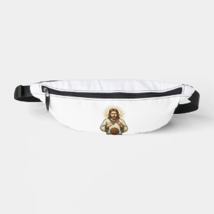 Jesus Dropped Heavy Medicine Ball Toe Pain Gym Hum Bum Bags