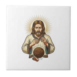 Jesus Dropped Heavy Medicine Ball Toe Pain Gym Hum Tile