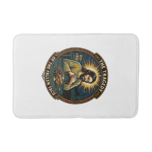Jesus Dropped Late Night Taco Street Food Drunk Hu Bath Mat