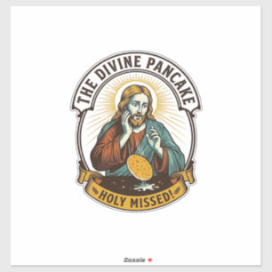 Jesus Dropped Perfect Pancake Flipping Missed Pan 
