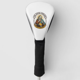 Jesus Dropped Perfect Pancake Flipping Missed Pan  Golf Head Cover