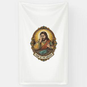 Jesus Dropped Phone Screen Down Dance Floor Club H Banner
