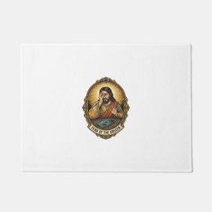 Jesus Dropped Phone Screen Down Dance Floor Club H Doormat