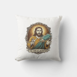Jesus Dropped Slippery Soap Shower Clumsy Bathroom Cushion