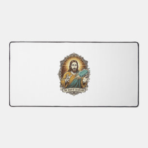 Jesus Dropped Slippery Soap Shower Clumsy Bathroom Desk Mat