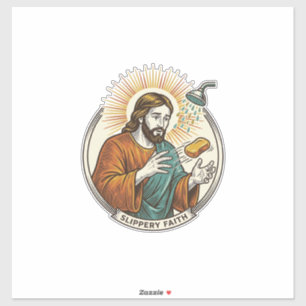 Jesus Dropped Slippery Soap Shower Tub Clumsy Humo