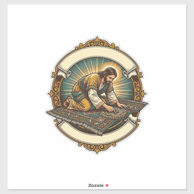 Jesus Dropped Tiny Screw Thick Carpet DIY Humor_1 (Sheet)