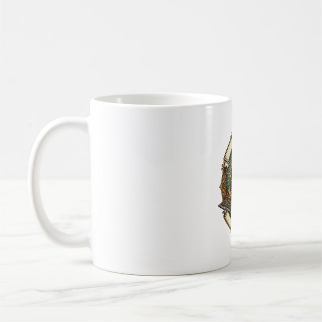Jesus Dropped Tiny Screw Thick Carpet DIY Humor_1 Coffee Mug (Left)