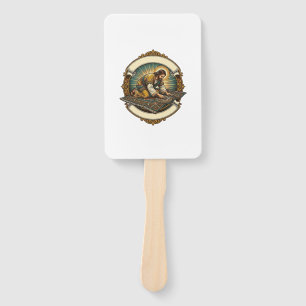 Jesus Dropped Tiny Screw Thick Carpet DIY Humor_1 Hand Fan