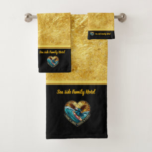 Jesus Eagle Fills Life with Hope (B) Bath Towel Set