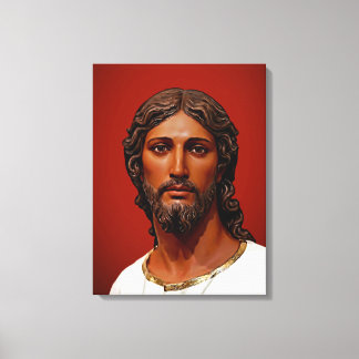 Jesús, El Cristo Moreno by Mark Edward Westerfield Canvas Print
