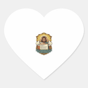 Jesus Email Typo Auto Correct Disaster Corporate O Heart Sticker