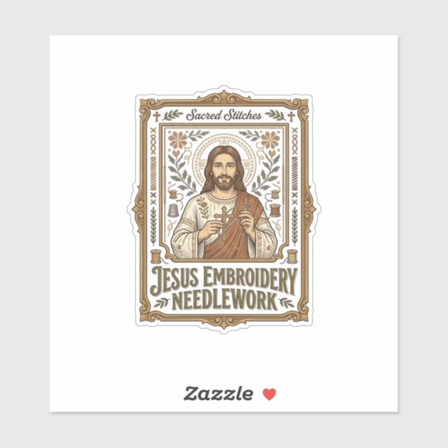 Jesus Embroidery Needlework Jesus Embroidery Needl (Sheet)