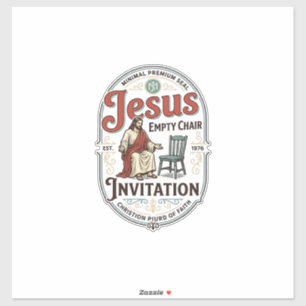 Jesus Empty Chair Invitation Jesus Empty Chair Inv