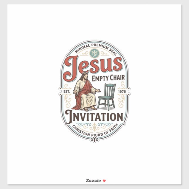 Jesus Empty Chair Invitation Jesus Empty Chair Inv (Sheet)