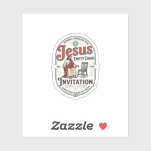 Jesus Empty Chair Invitation Jesus Empty Chair Inv