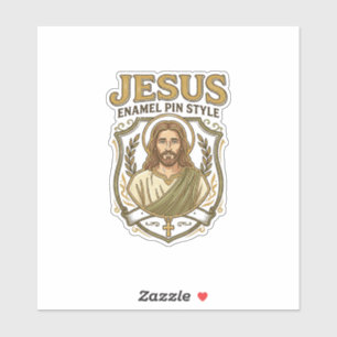 Jesus Enamel Pin Style Jesus Enamel Pin Christian