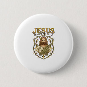 Jesus Enamel Pin Style Jesus Enamel Pin Christian 