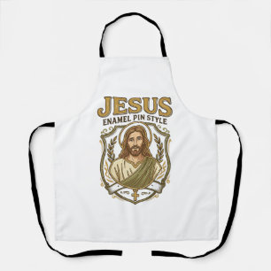 Jesus Enamel Pin Style Jesus Enamel Pin Christian  Apron