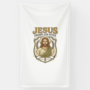 Jesus Enamel Pin Style Jesus Enamel Pin Christian Banner