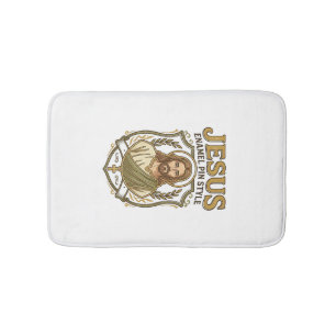 Jesus Enamel Pin Style Jesus Enamel Pin Christian Bath Mat