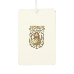 Jesus Enamel Pin Style Jesus Enamel Pin Christian  Car Air Freshener