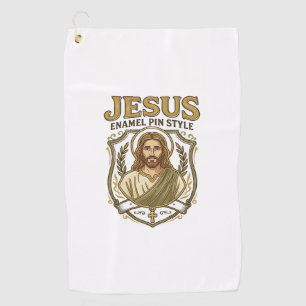 Jesus Enamel Pin Style Jesus Enamel Pin Christian Golf Towel
