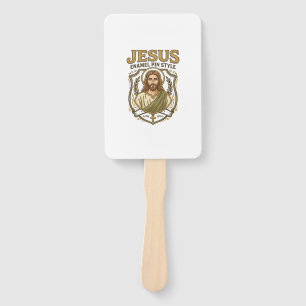 Jesus Enamel Pin Style Jesus Enamel Pin Christian  Hand Fan