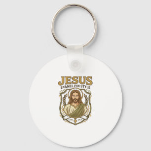 Jesus Enamel Pin Style Jesus Enamel Pin Christian Key Ring