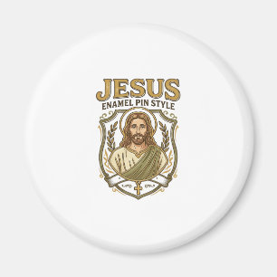 Jesus Enamel Pin Style Jesus Enamel Pin Christian  Magnet