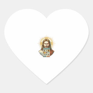 Jesus Endless Captcha Verification Traffic Lights Heart Sticker