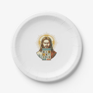 Jesus Endless Captcha Verification Traffic Lights  Paper Plate